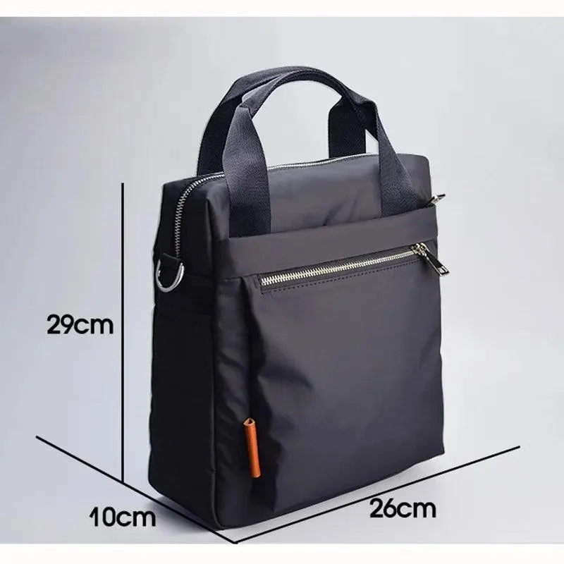 Men's Waterproof Wear-Resistant Large-Capacity Business & Casual Tote Bag