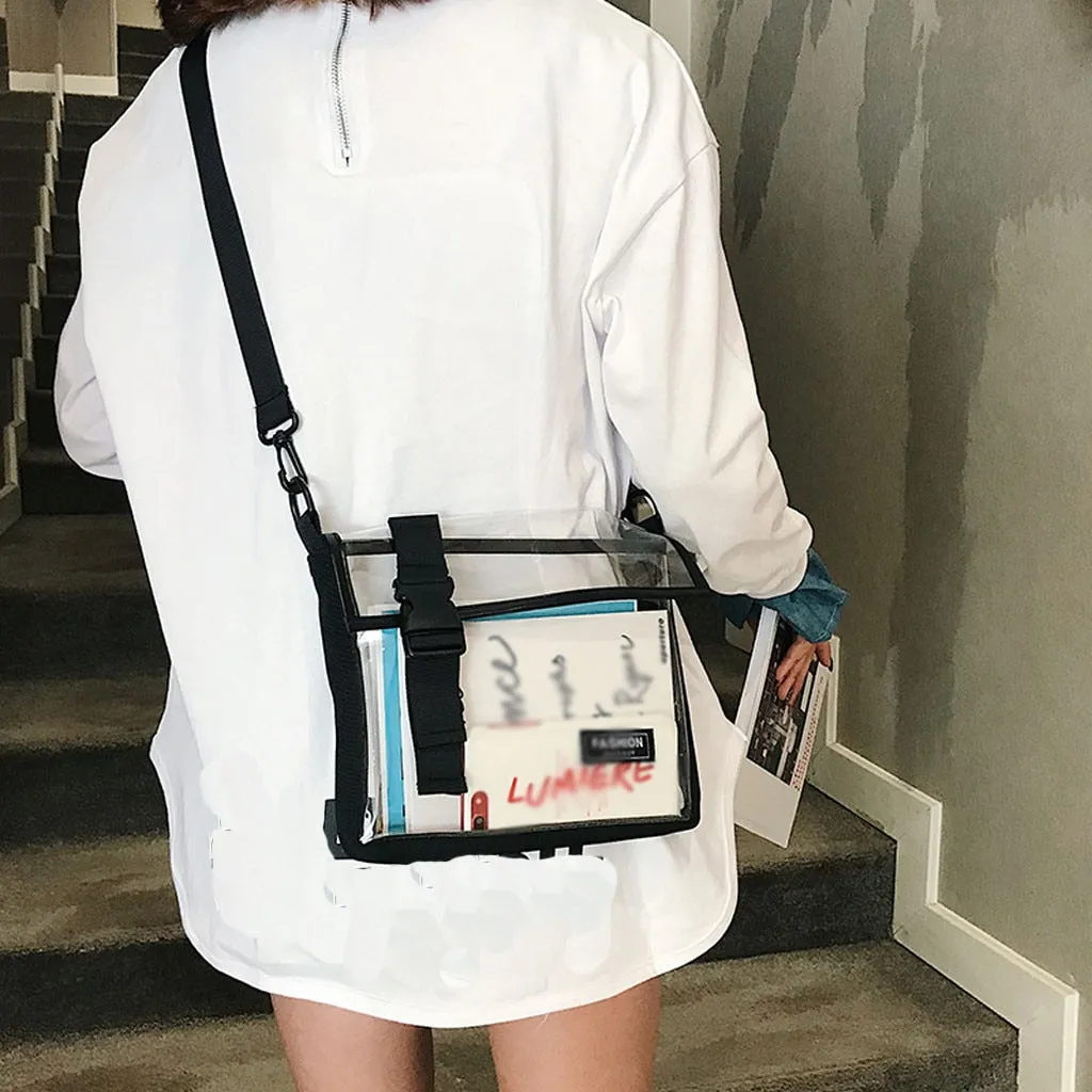 Messenger Bag Transparent - Street Shoulder Messenger Bag