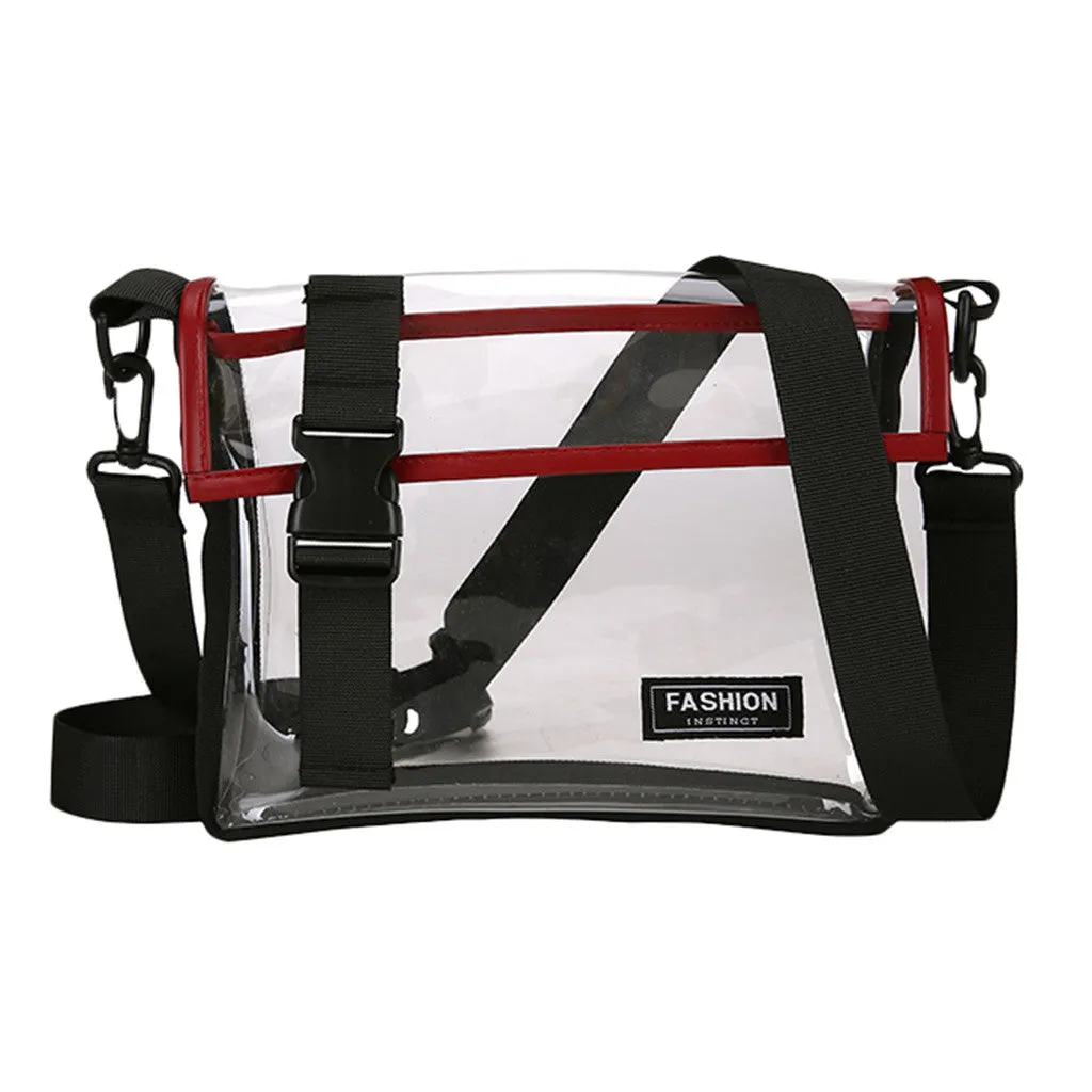Messenger Bag Transparent - Street Shoulder Messenger Bag