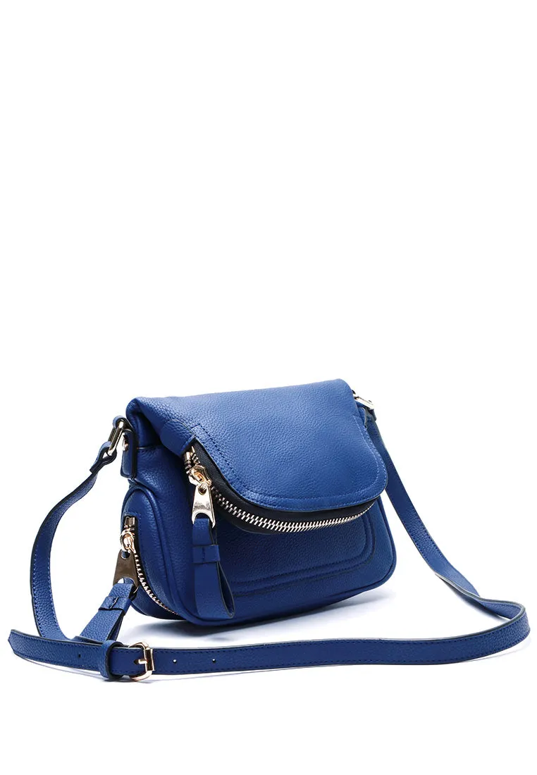 Mini Andie Saddle Bag (Blue)