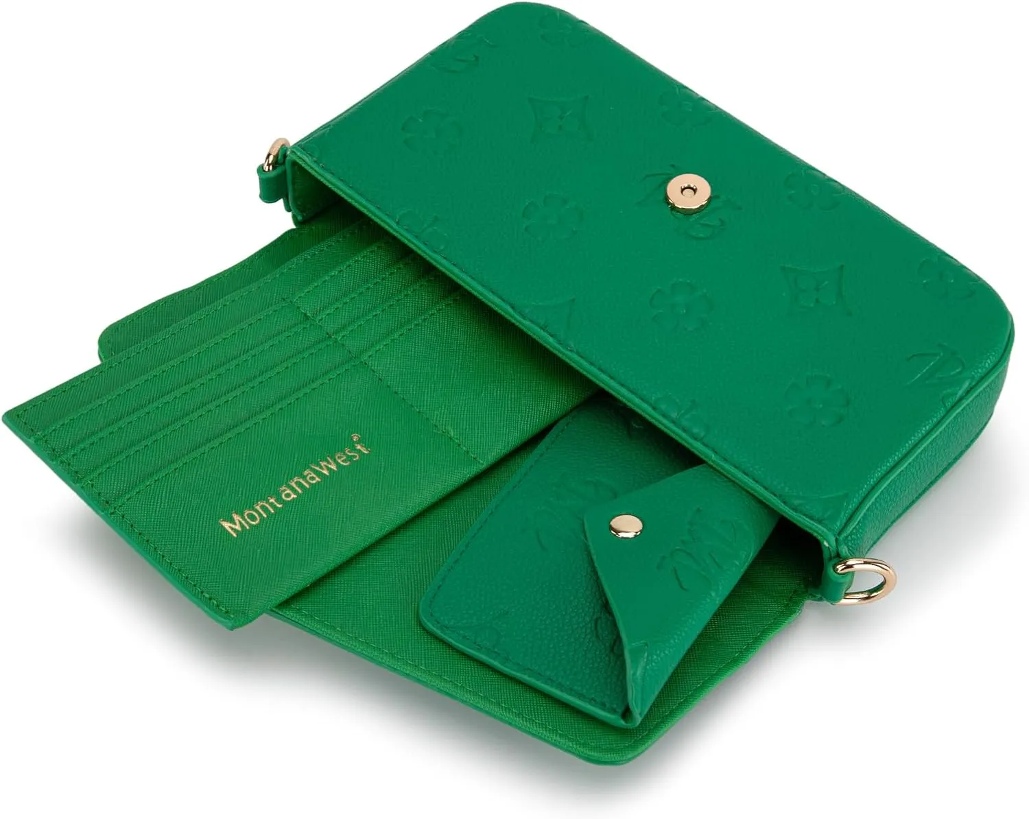 Montana West 3PCS Crossbody Purse and Wallet Set for Women with Adjustable Strap