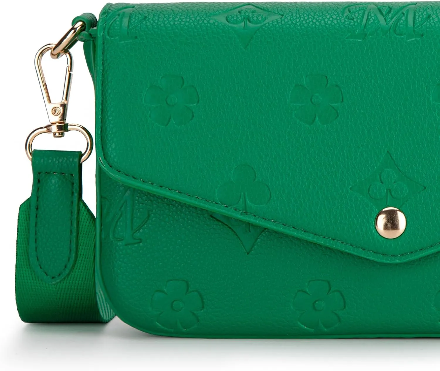 Montana West 3PCS Crossbody Purse and Wallet Set for Women with Adjustable Strap