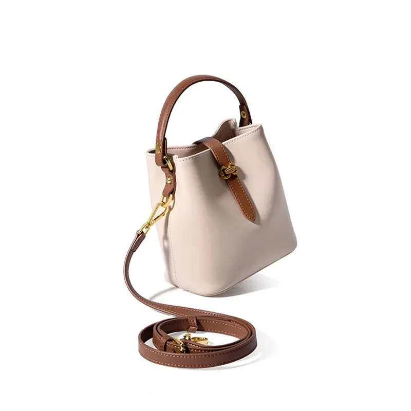 Mugrs™ Leather Bucket Bag Crossbody Bag Handbag Advanced Simplicity