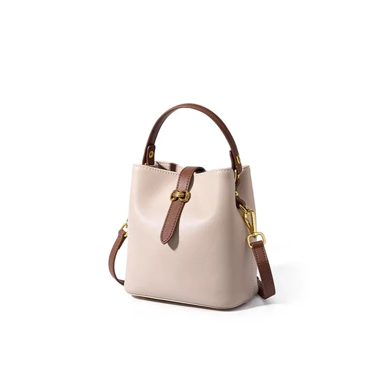 Mugrs™ Leather Bucket Bag Crossbody Bag Handbag Advanced Simplicity