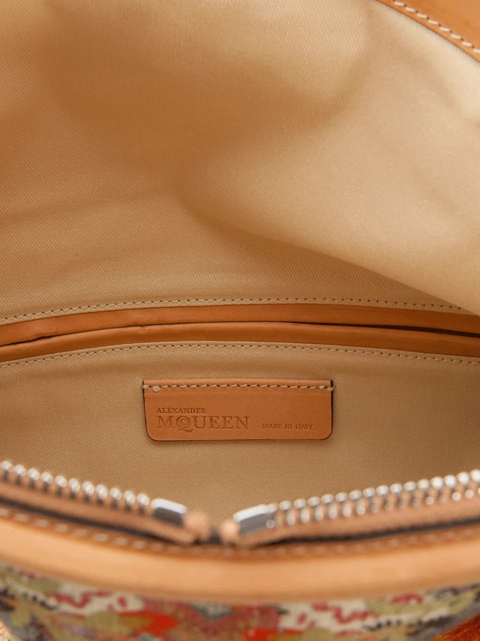 Padlock Rose Print Clutch