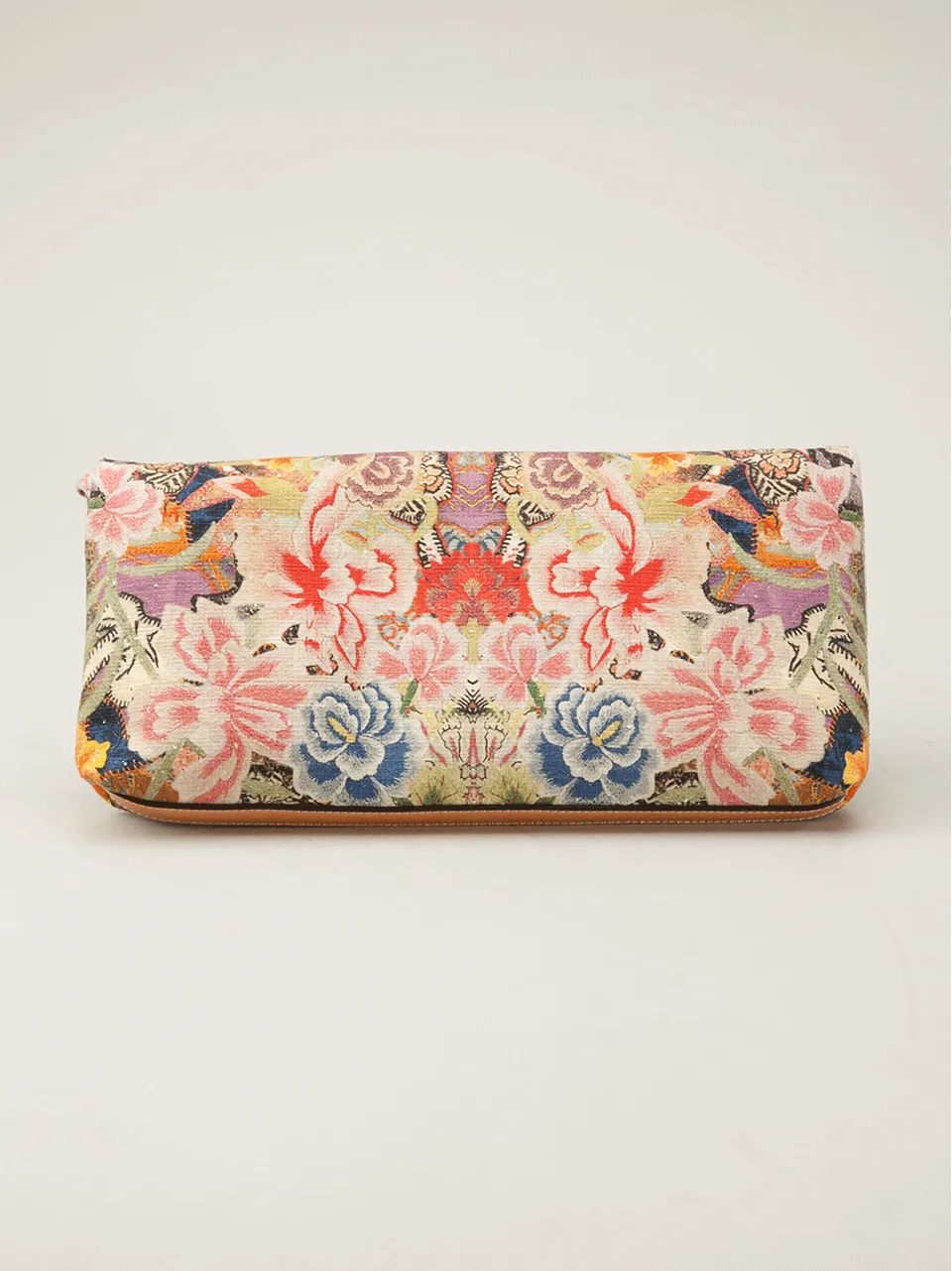 Padlock Rose Print Clutch