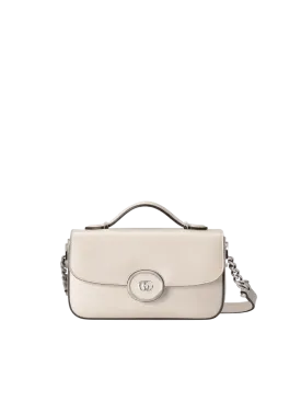 Petite Mini GG Shoulder Bag White