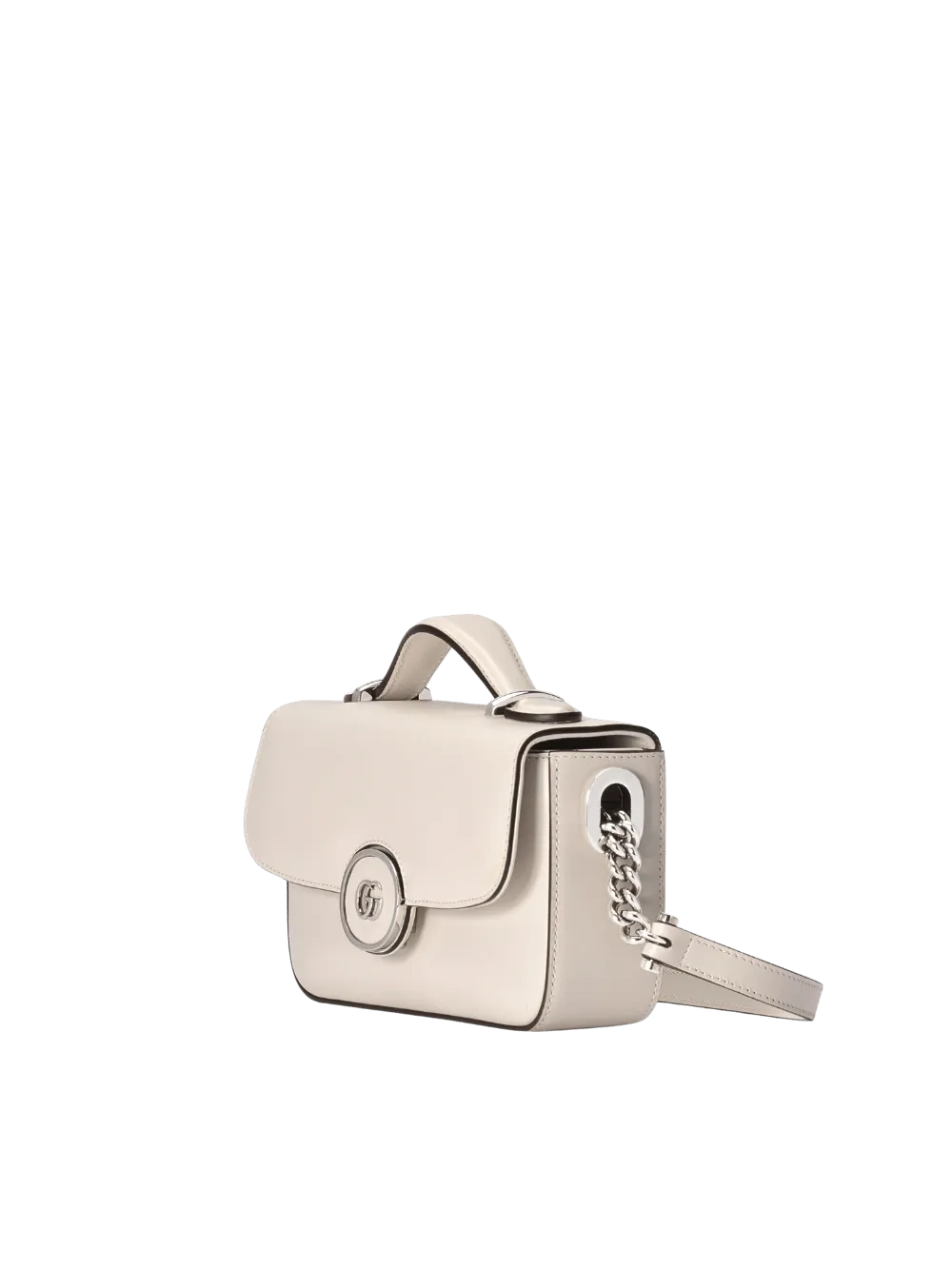 Petite Mini GG Shoulder Bag White