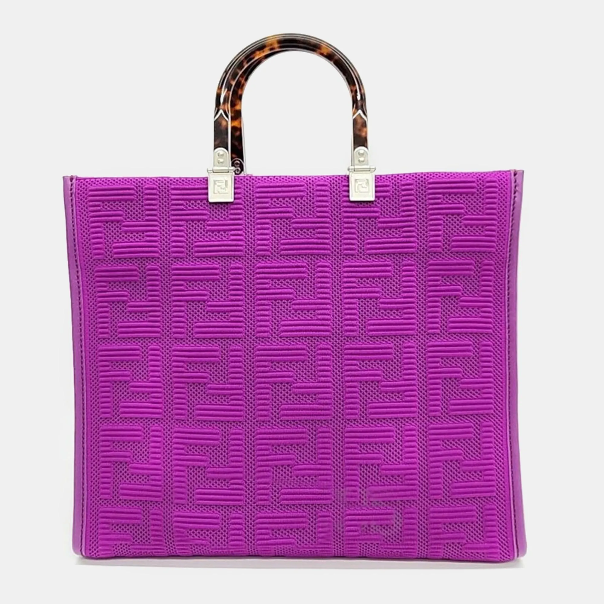 Purple  FF Fabric Medium Sunshine Shopper Tote Bag