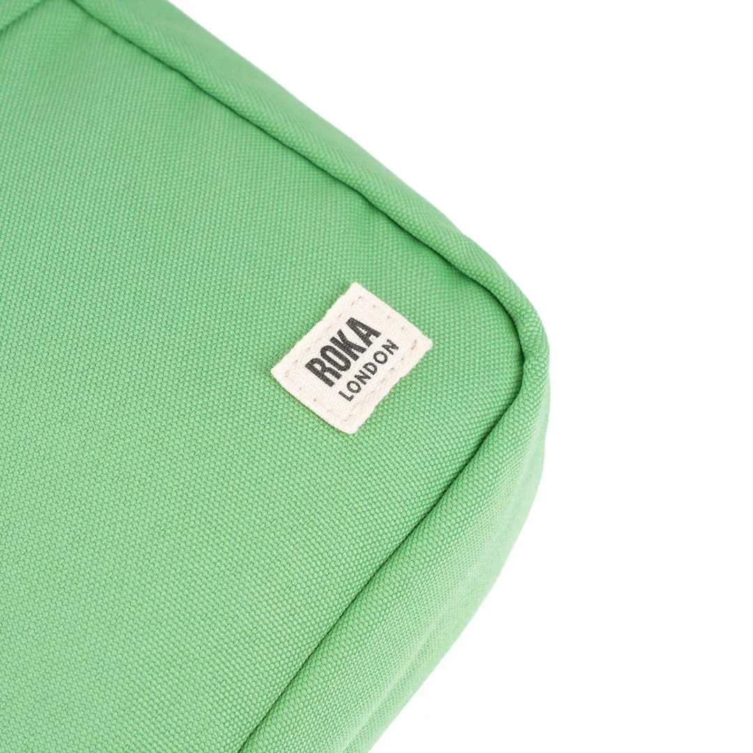 Roka Bond Small Crossbody Bag Recycled Canvas Peppermint