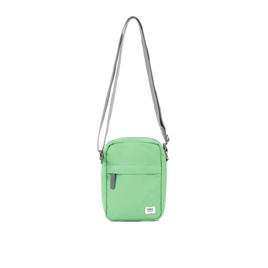 Roka Bond Small Crossbody Bag Recycled Canvas Peppermint