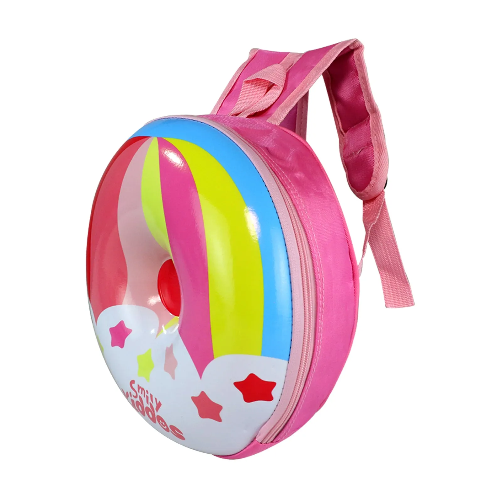 Smily Kiddos Donut Eva backpack - Rainbow Theme Pink