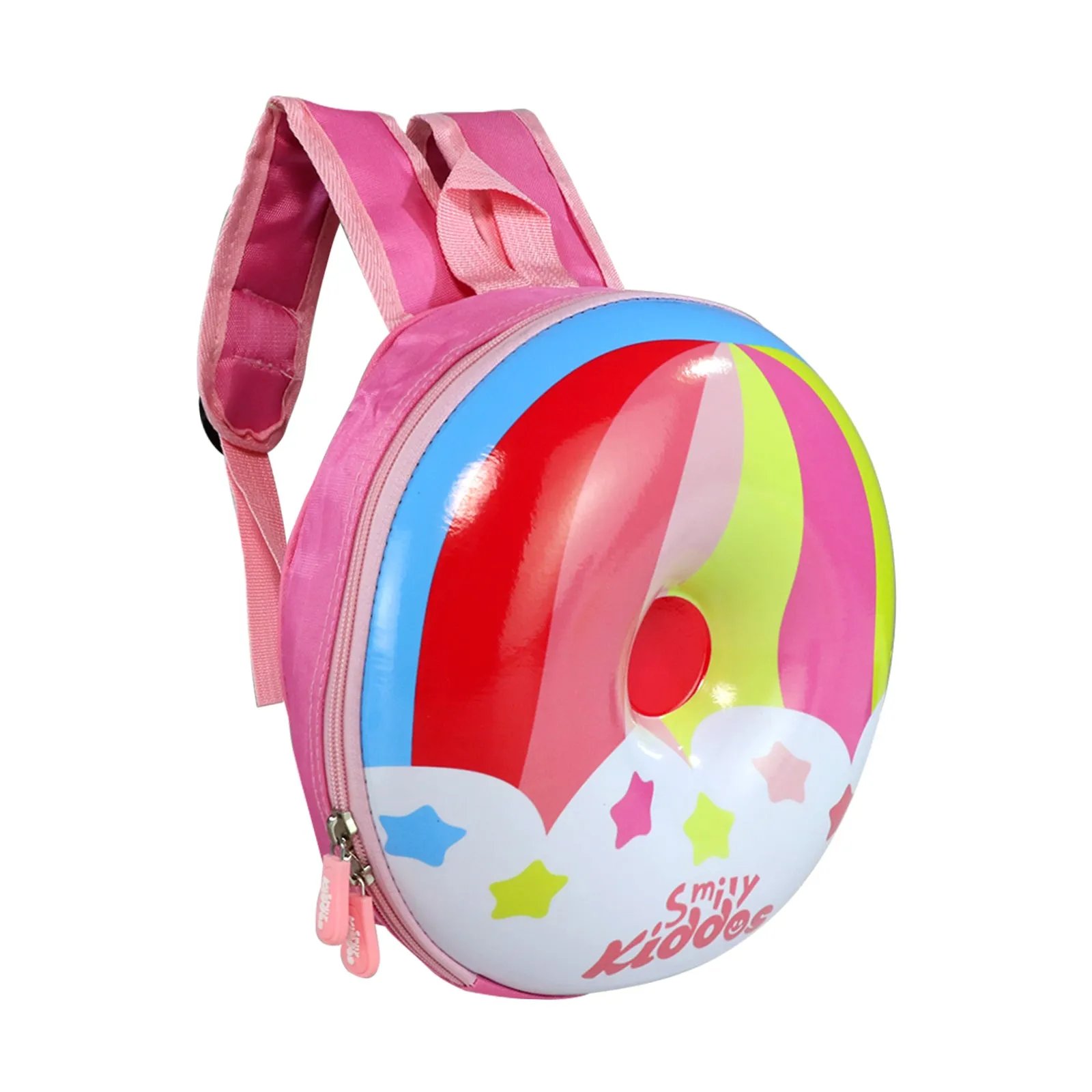 Smily Kiddos Donut Eva backpack - Rainbow Theme Pink