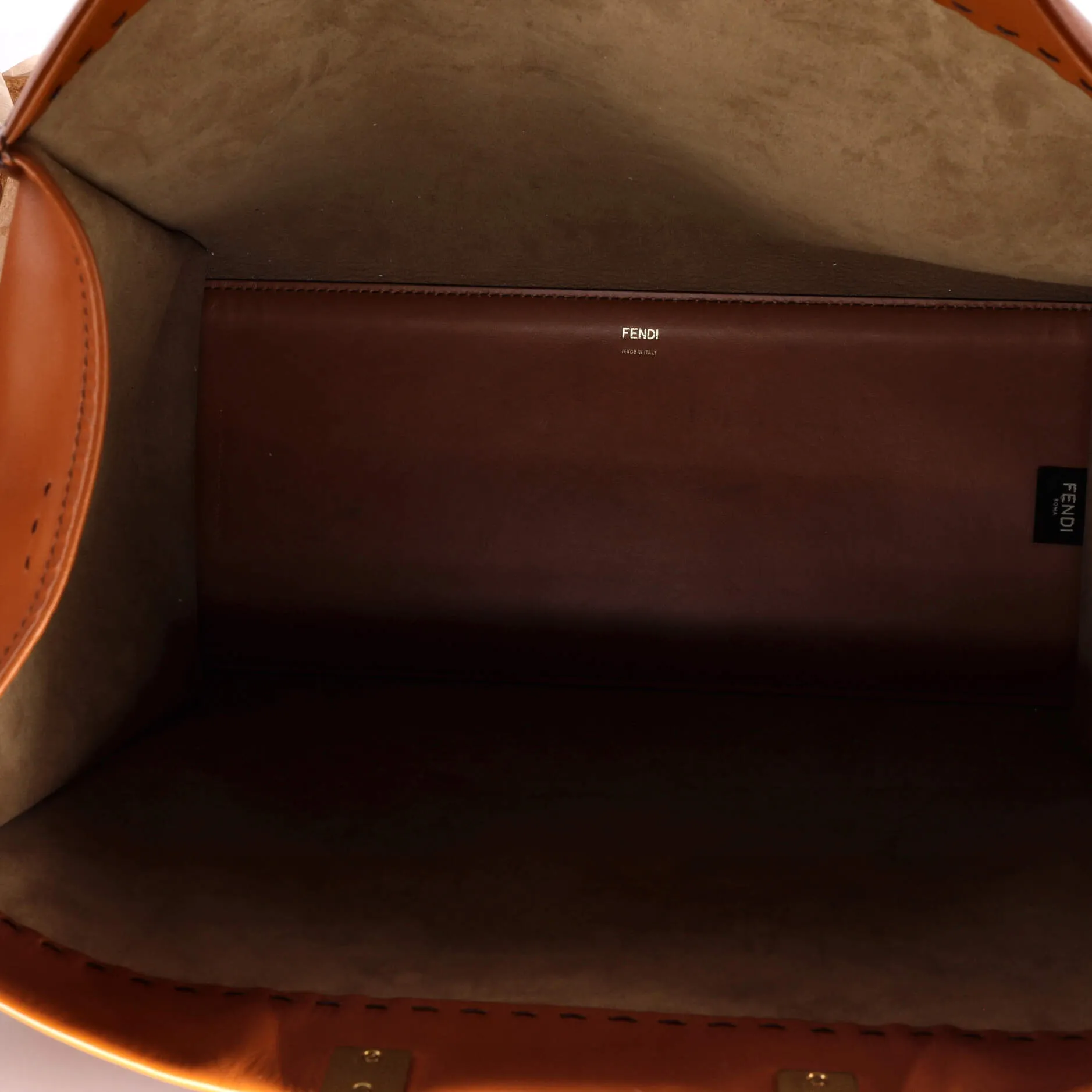 Sunshine Shopper Tote Leather Large