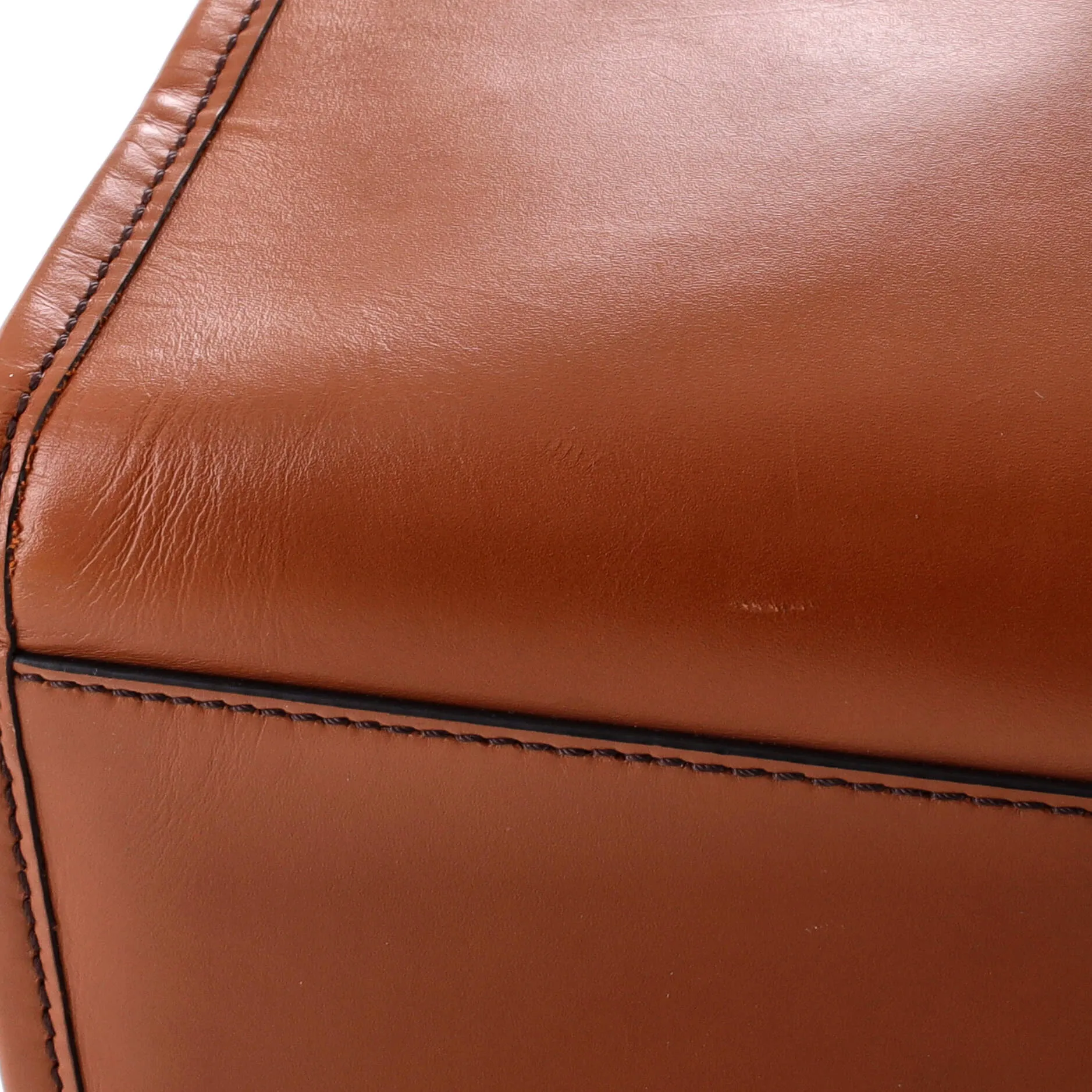 Sunshine Shopper Tote Leather Large