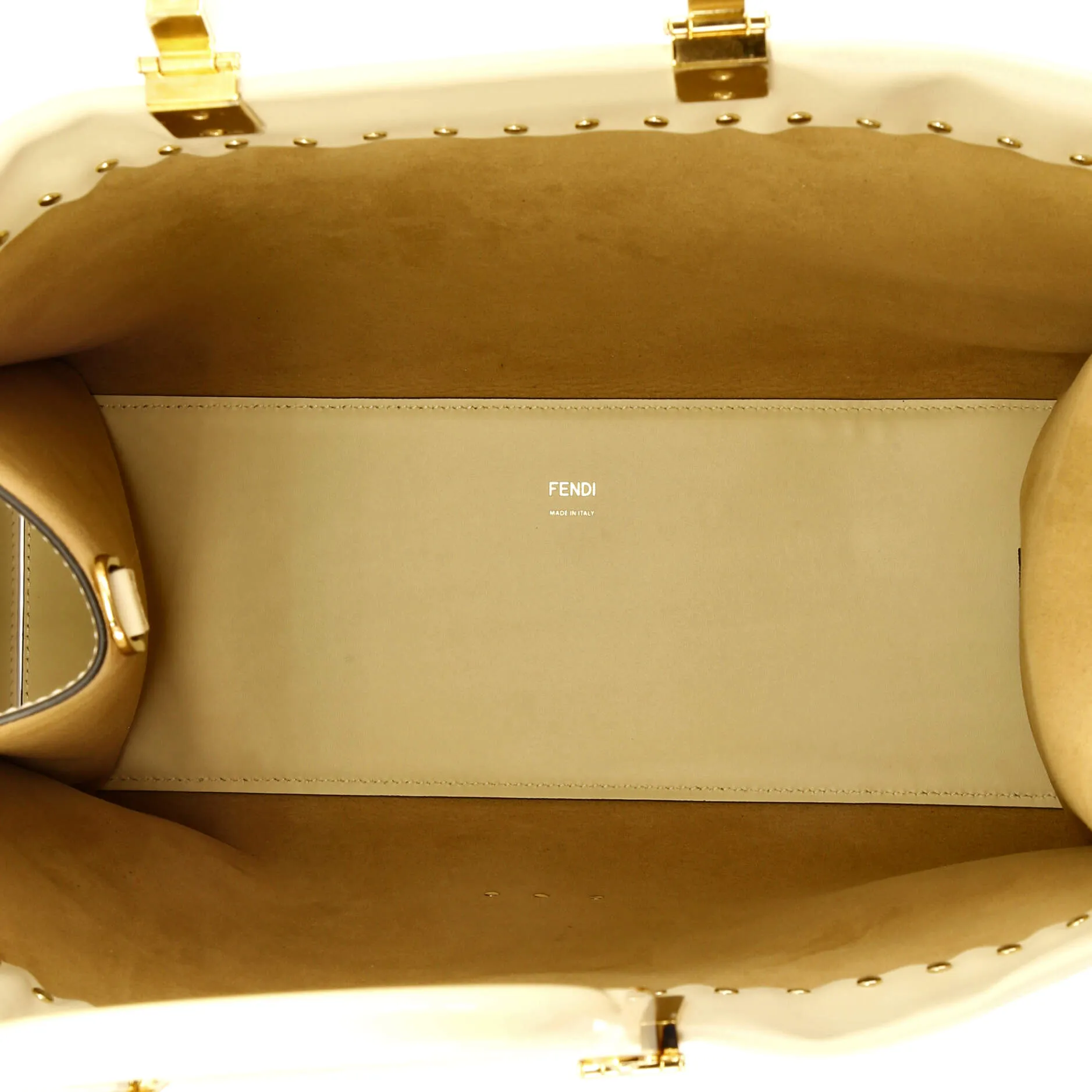Sunshine Shopper Tote Studded Leather Medium