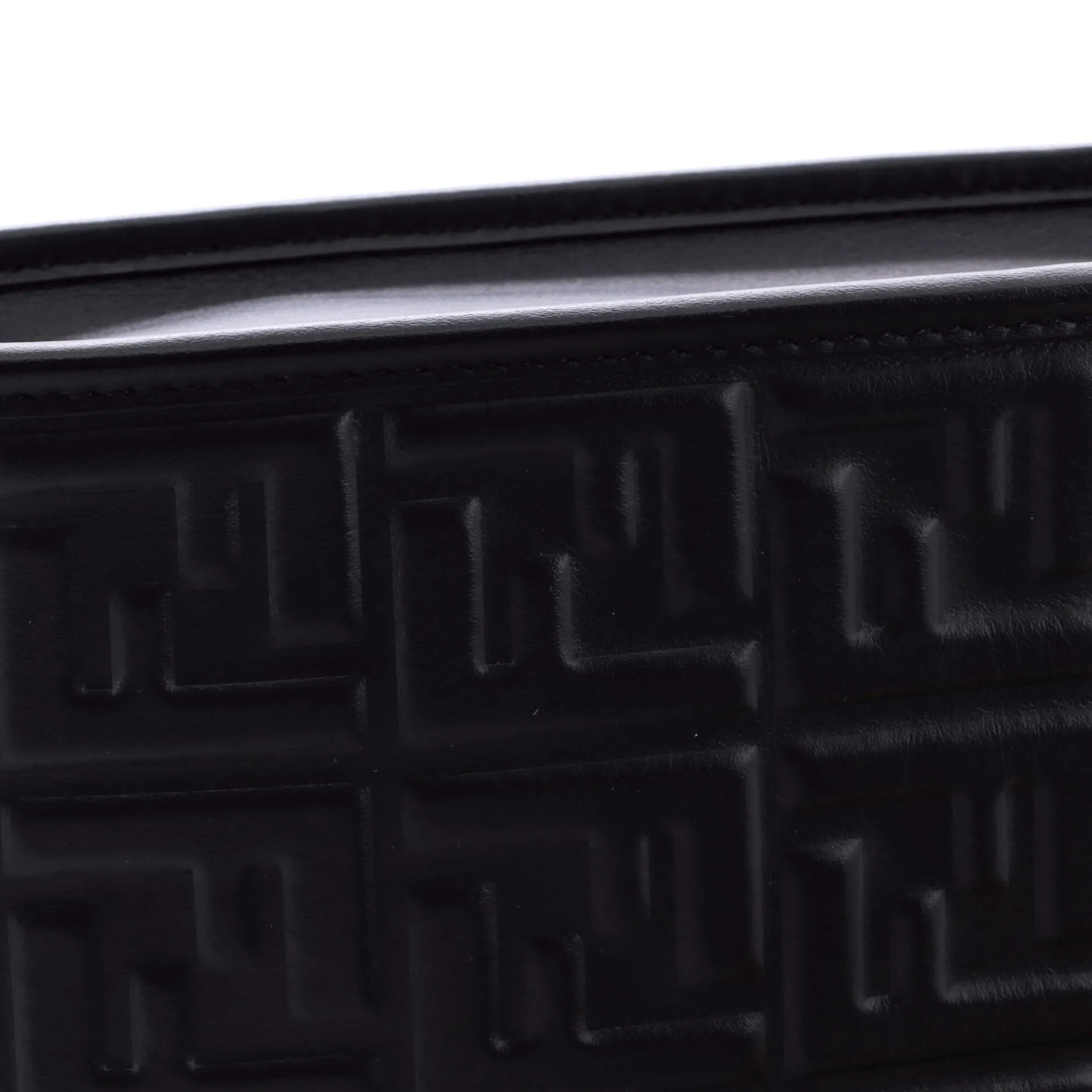 Sunshine Shopper Tote Zucca Embossed Leather Mini