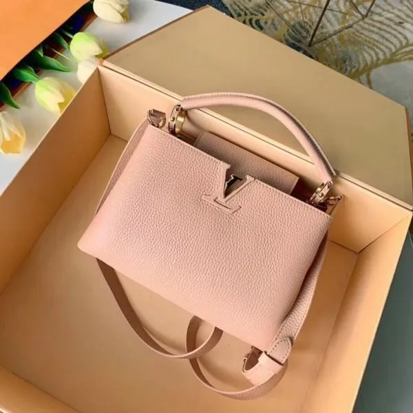 Taurillon Leather Capucines Bb Top Handle Bag M94586 Light Pink 2020 Collection