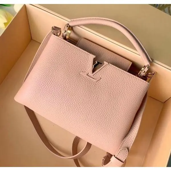 Taurillon Leather Capucines Bb Top Handle Bag M94586 Light Pink 2020 Collection