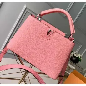 Taurillon Leather Capucines Bb/pm Top Handle Bag M94586 Pink 2020 Collection
