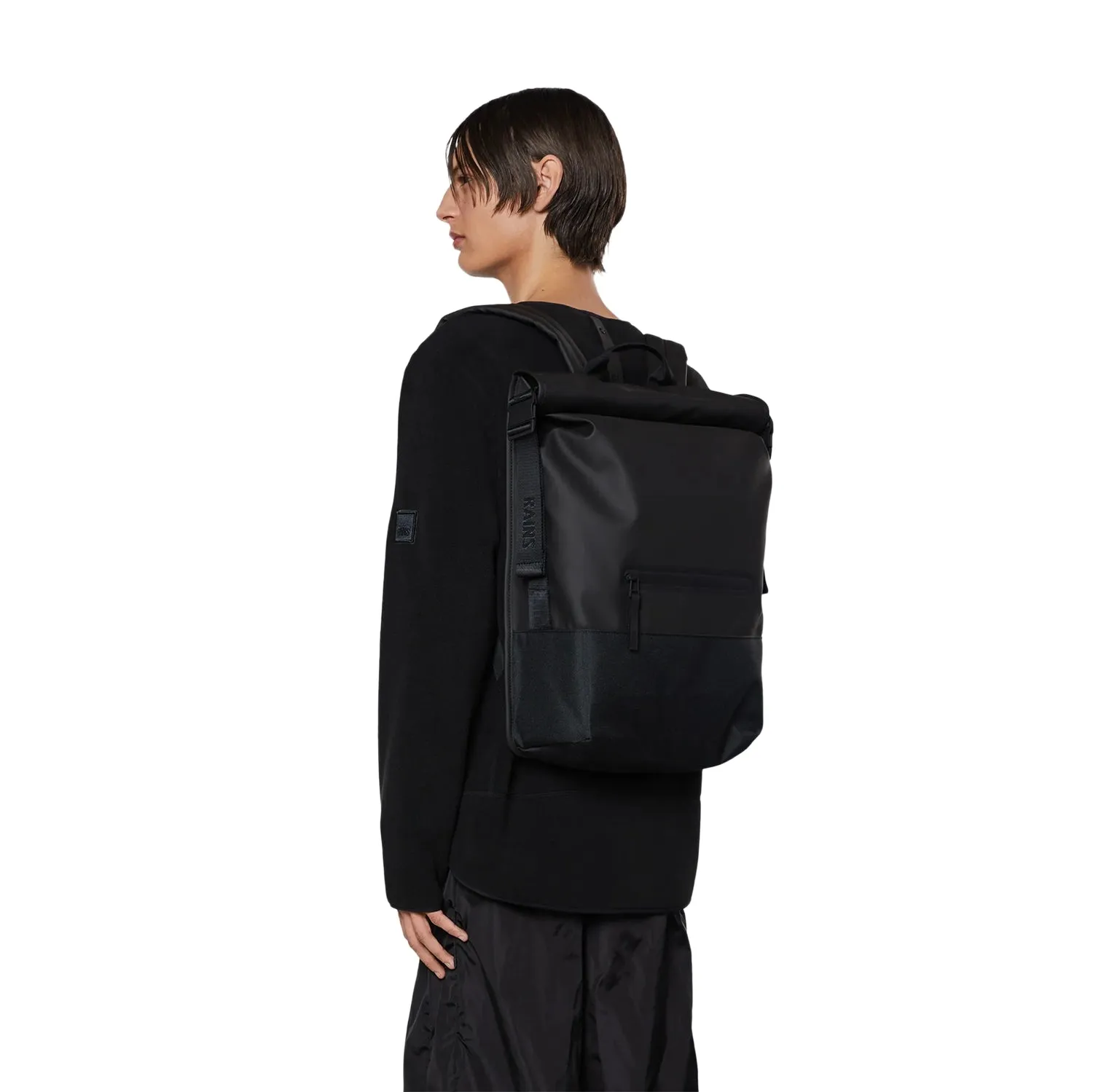 Trail Rolltop Rucksack - Black