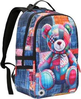 UNIKER Travel Laptop Backpack,Graffiti Backpack for Work,Designer Laptop Backpack for 15.6 Inch,Water Resistant Bag (Patchwork Cub)