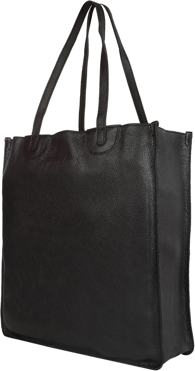 Vaan & Co. Tote  Upcycled Genuine Leather Shoulder Bag, Sustainable & Stylish Handbag for Everyday Use