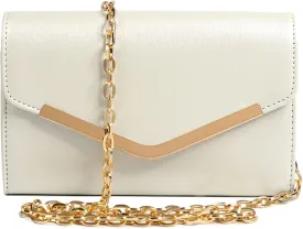 Women's Evening Bag Envelope Clutch Purse Detachable Chain Crossbody Bag for Wedding Party Shoulder Bag Handbag